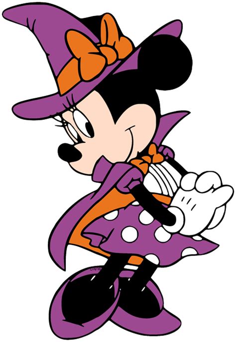 Minnie mouse witch cartoon character